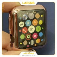 کاور اپل واچ Luxury مدل Electro + Glass سایز 38mm رنگ Rose Gold